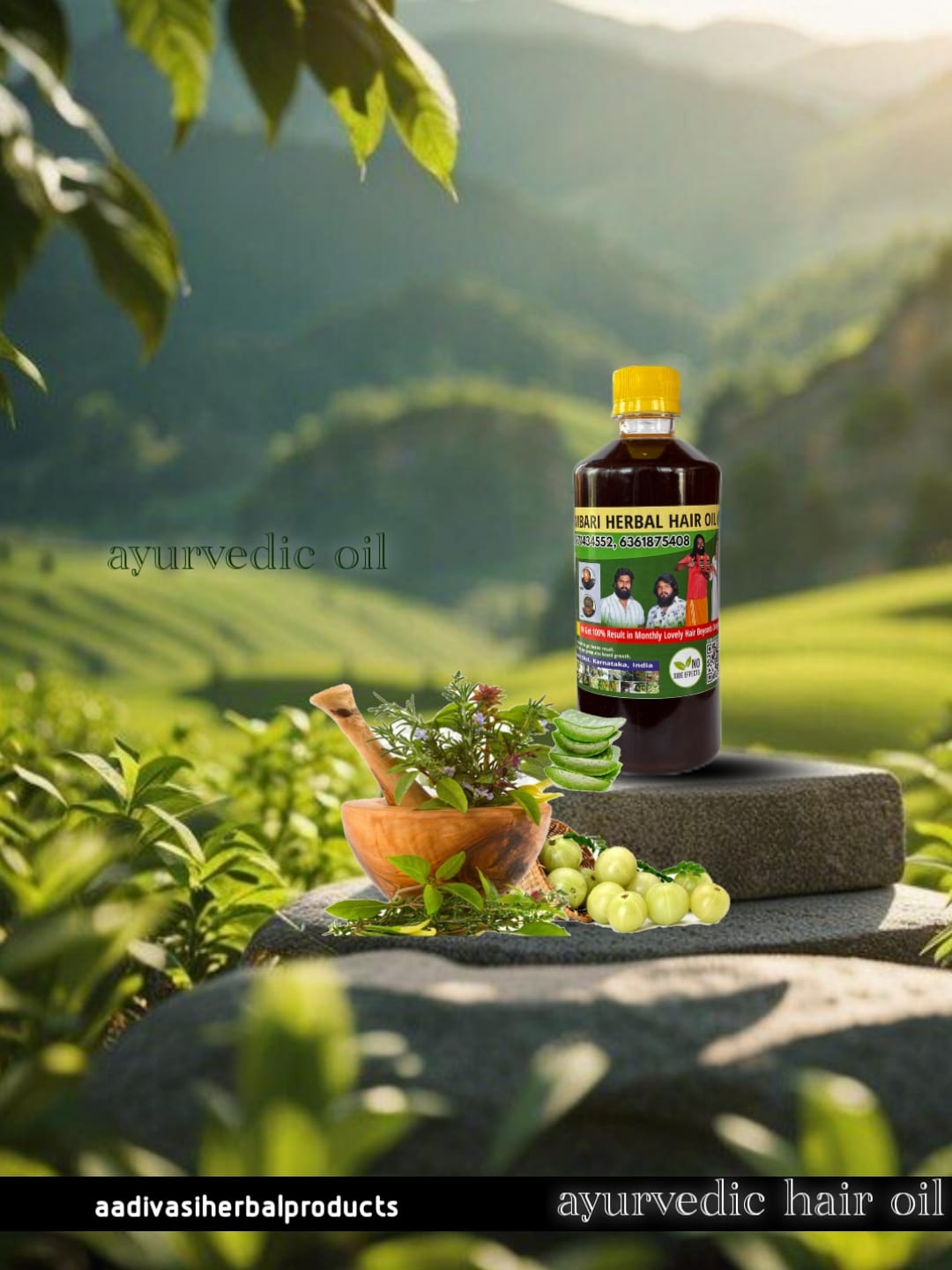 Neelambari adivasi hair oil